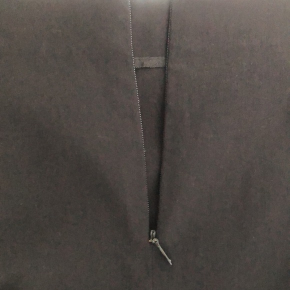 Vintage LOLA High Waisted Black Straight Pencil Skirt Back Slit Midi Size 10 - Picture 4 of 7